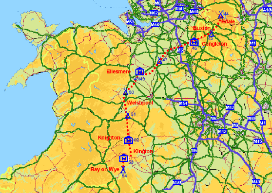 Section 5 route map